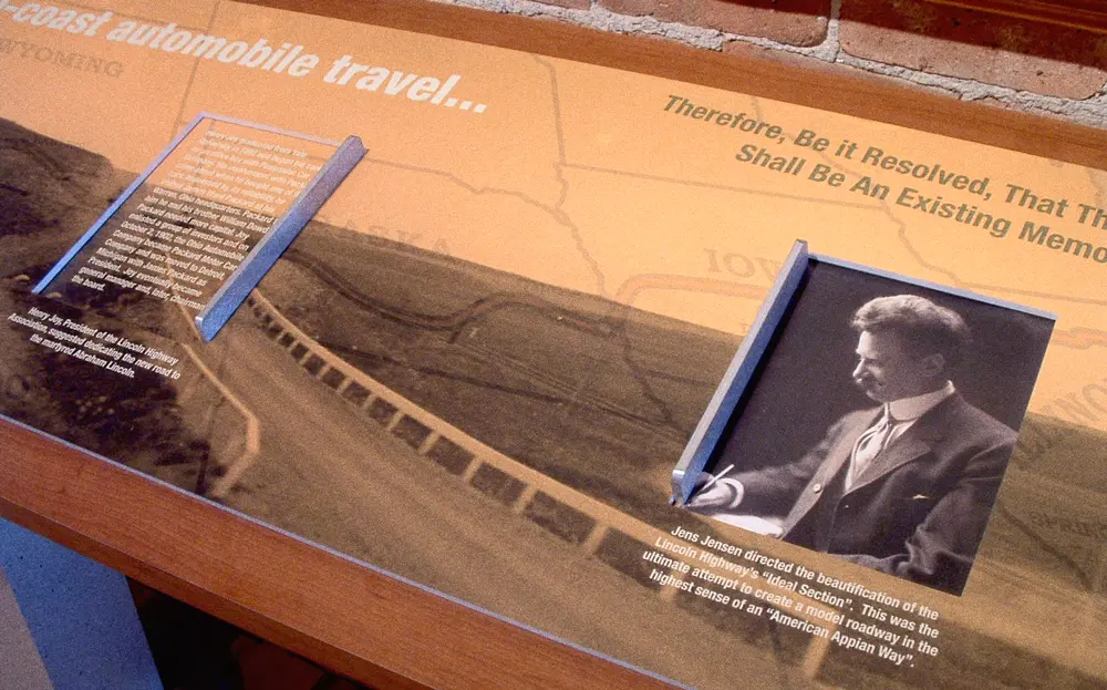 Lincoln Highway Exhibit Panel One Interactive Element