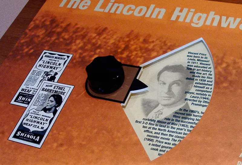 Lincoln Highway Exhibit Panel Two Interactive Element